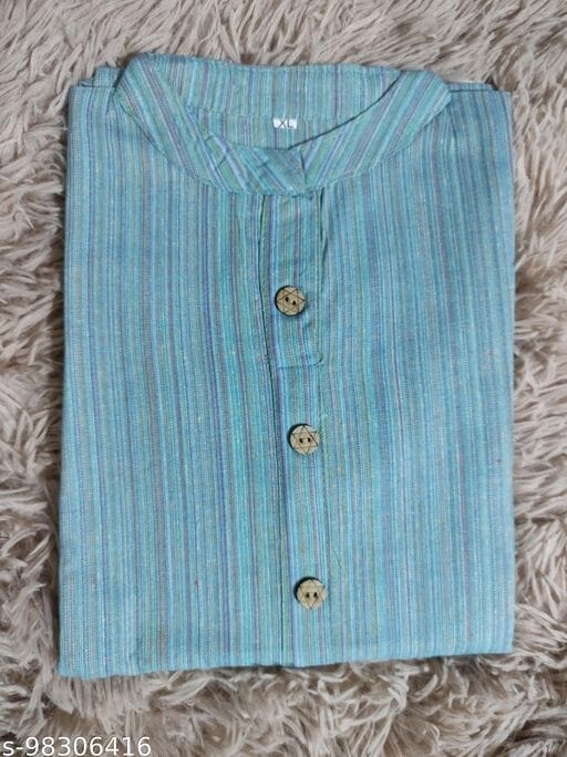 Sejals Round Neck Button Show Daily Wear Kurtis 